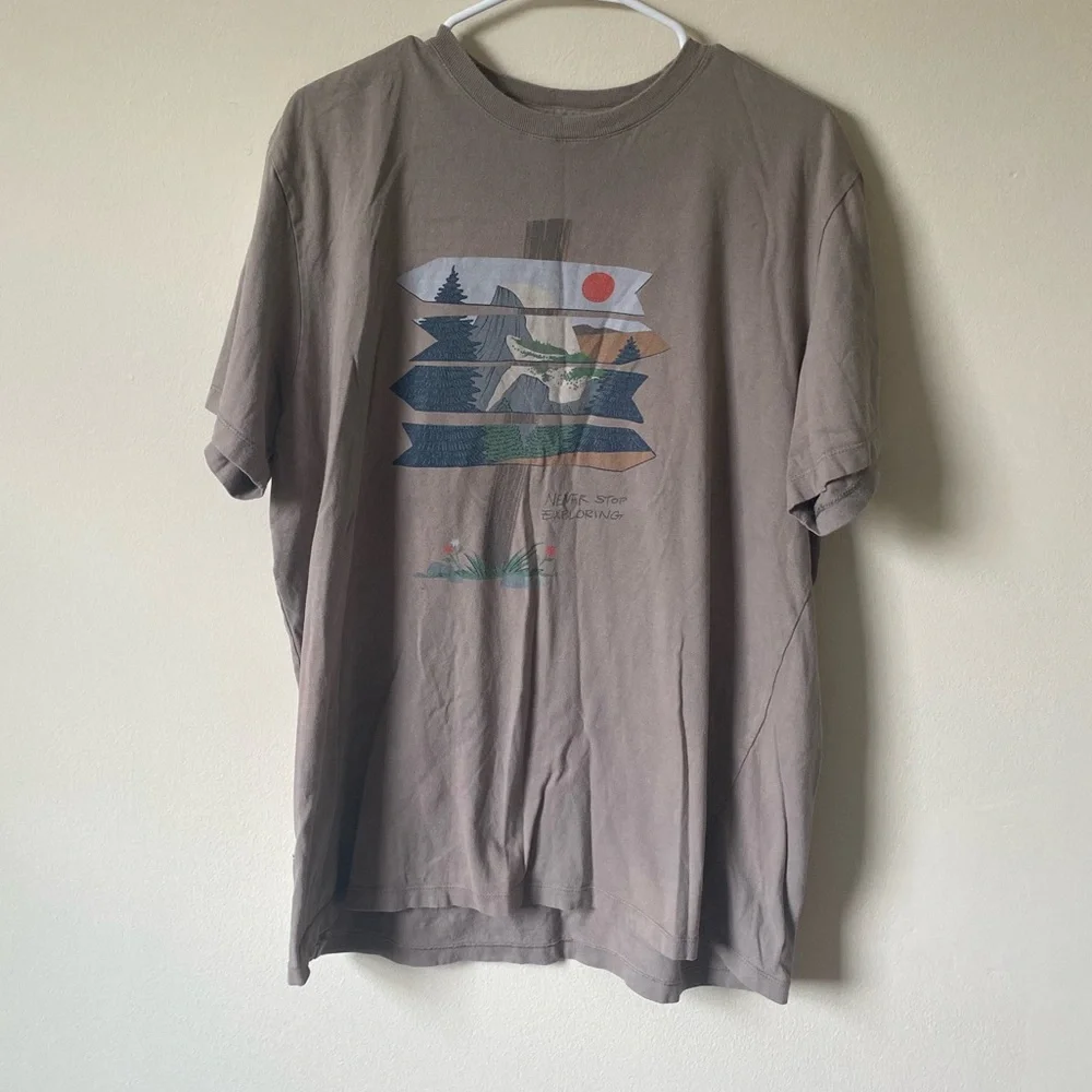 The North Face Men's Taupe Graphic Tee